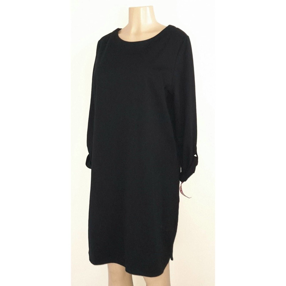 Merona XXL Long Sleeve Dress With Zipper Detail